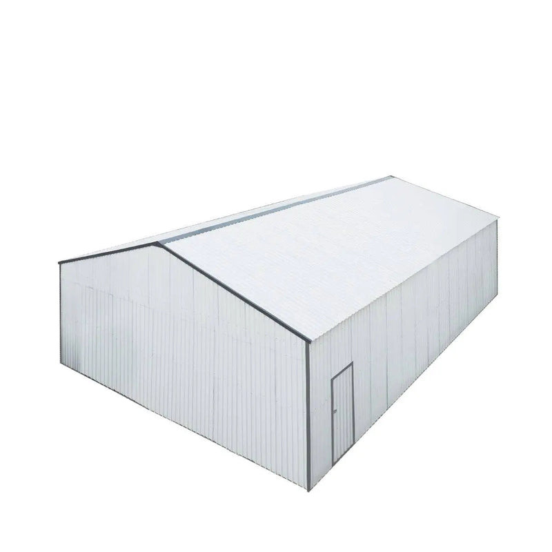 30' x 40' Metal Garage Shed, 11' High Double Front Doors, 17' Peak, 1260 Sq-Ft GMD-MS3040
