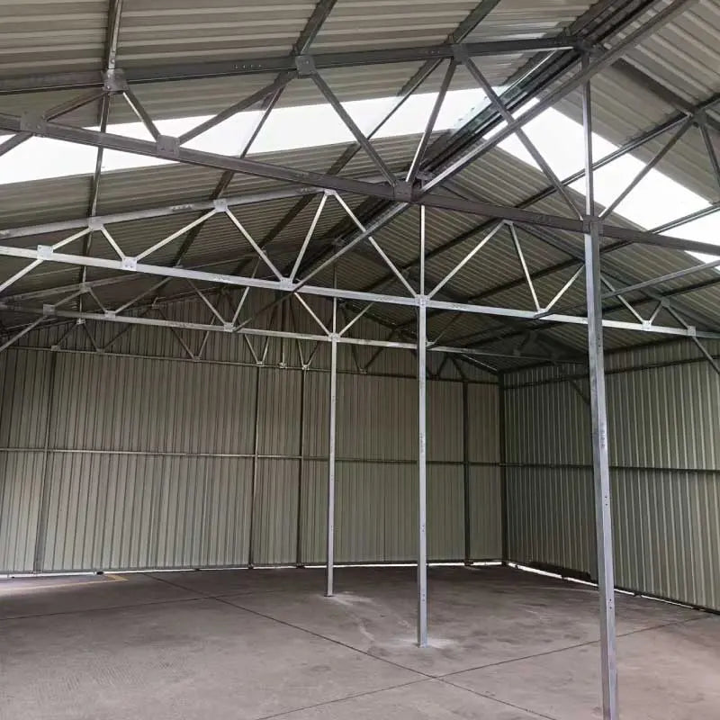 30' x 40' Metal Garage Shed, 11' High Double Front Doors, 17' Peak, 1260 Sq-Ft GMD-MS3040