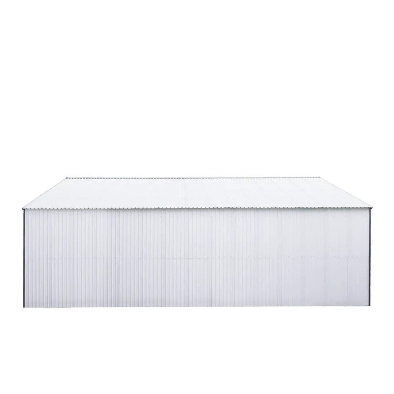 30' x 40' Metal Garage Shed, 11' High Double Front Doors, 17' Peak, 1260 Sq-Ft GMD-MS3040