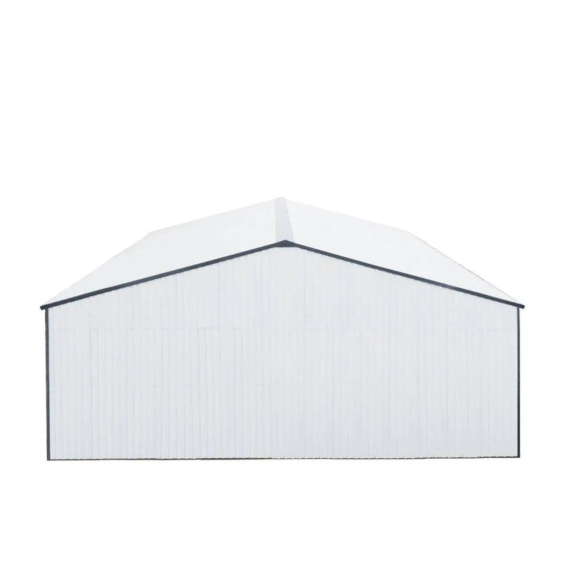 30' x 40' Metal Garage Shed, 11' High Double Front Doors, 17' Peak, 1260 Sq-Ft GMD-MS3040