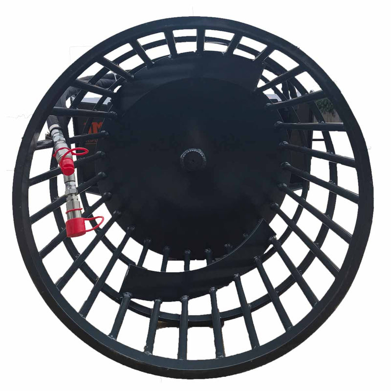 30" Skid-Steer Rotary Rock Picker, 1,250 lb Load Capacity, NM400 Wear Resistant Steel, Universal Mount, GMD-SRP32