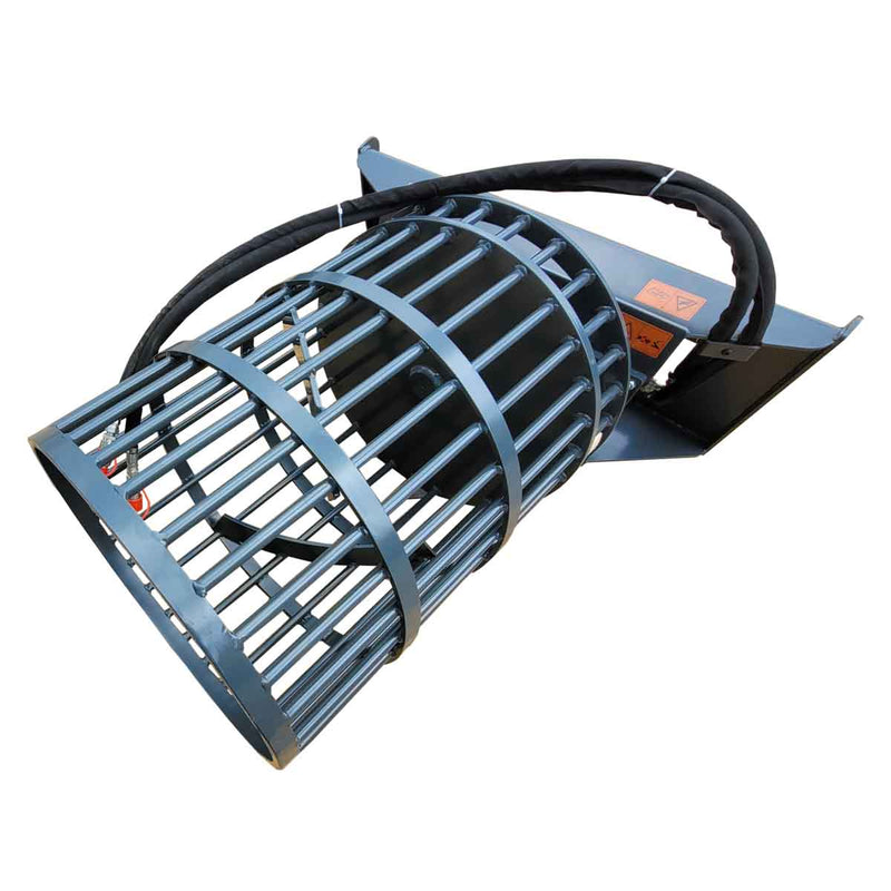 30" Skid-Steer Rotary Rock Picker, 1,250 lb Load Capacity, NM400 Wear Resistant Steel, Universal Mount, GMD-SRP32