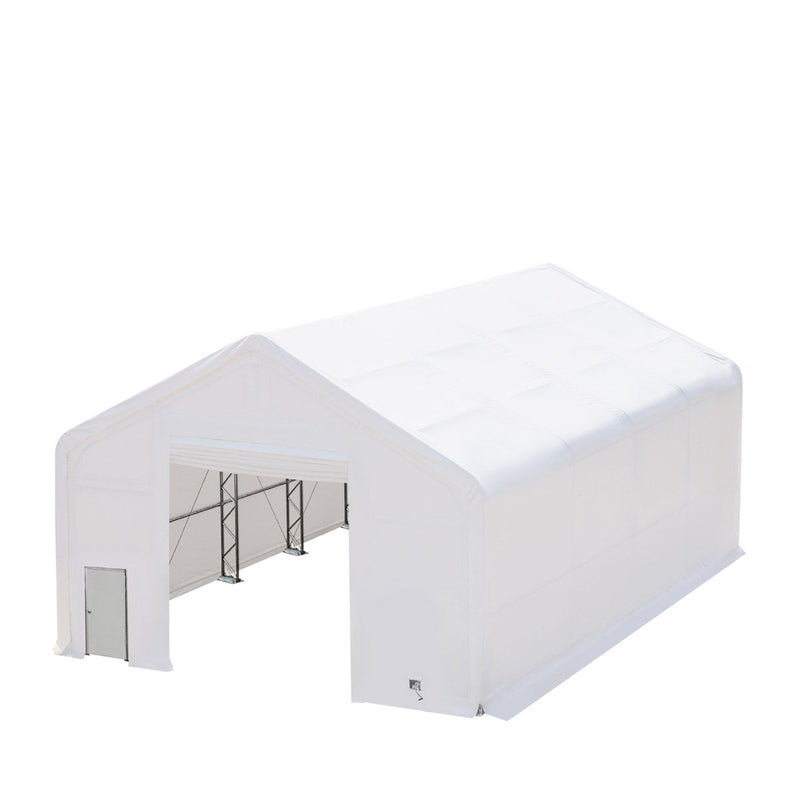 30' x 40' Dual Truss Storage Shelter with Heavy Duty 17 oz PVC Cover GMD-DT3042(Previously GMD-DT3041)