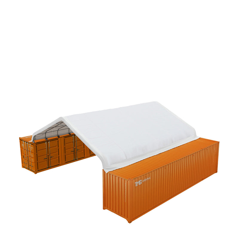 30' x 40' PVC Fabric Container Peak Roof Shelter Pro Series, Fire Retardant, UV Protected, GMD-ST3042CV (Previously ST3041CV)