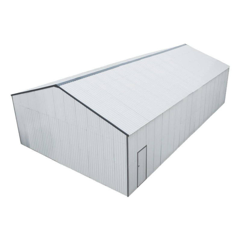 30' x 50' Metal Garage Shed – Steel Building with 11' Clearance High Front Doors, Side Entry Door, 16 GA Steel Structure GMD-MS3050
