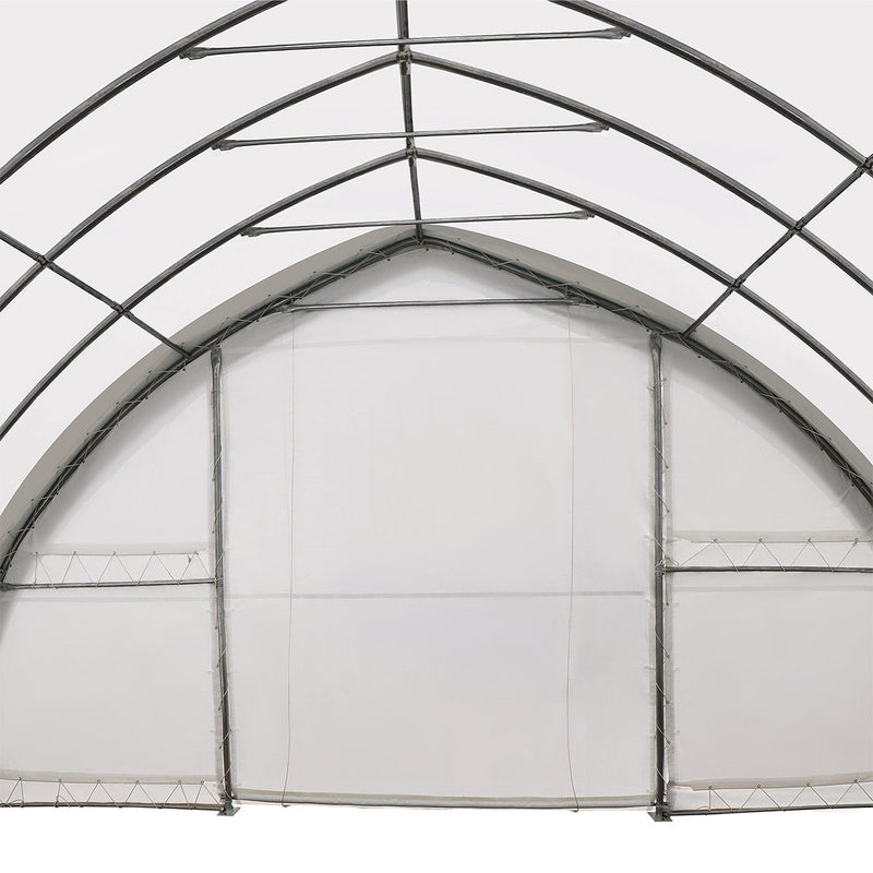 30' x 60' Peak Ceiling Storage Shelter with Heavy Duty 17 oz PVC Cover & Drive Through Doors, GMD-ST3062V (Previously ST3060V)