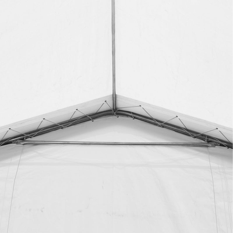 30' x 80' Peak Ceiling Storage Shelter with Heavy Duty 11 oz PE Cover & Drive Through Doors, GMD-ST3082E (Previously ST3080E)