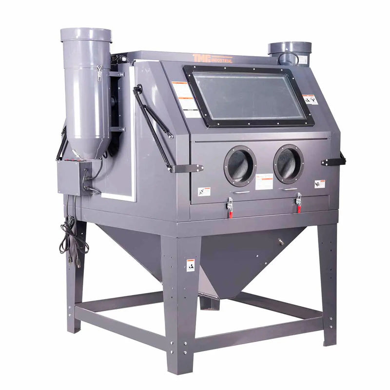 320 Gallon/1200L Commercial Cabinet Sandblaster, Dual Station Back to Back, Vacuum System, Oversized Window GMD-ABC120