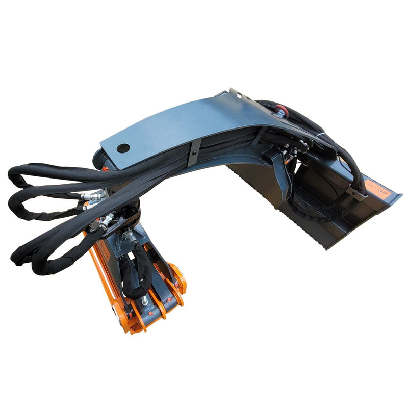 3300 lb Skid Steer Rotary Log Grapple, 360° Rotation, 49″ Opening, for 40-75 HP Skid Steers, GMD-SLG50