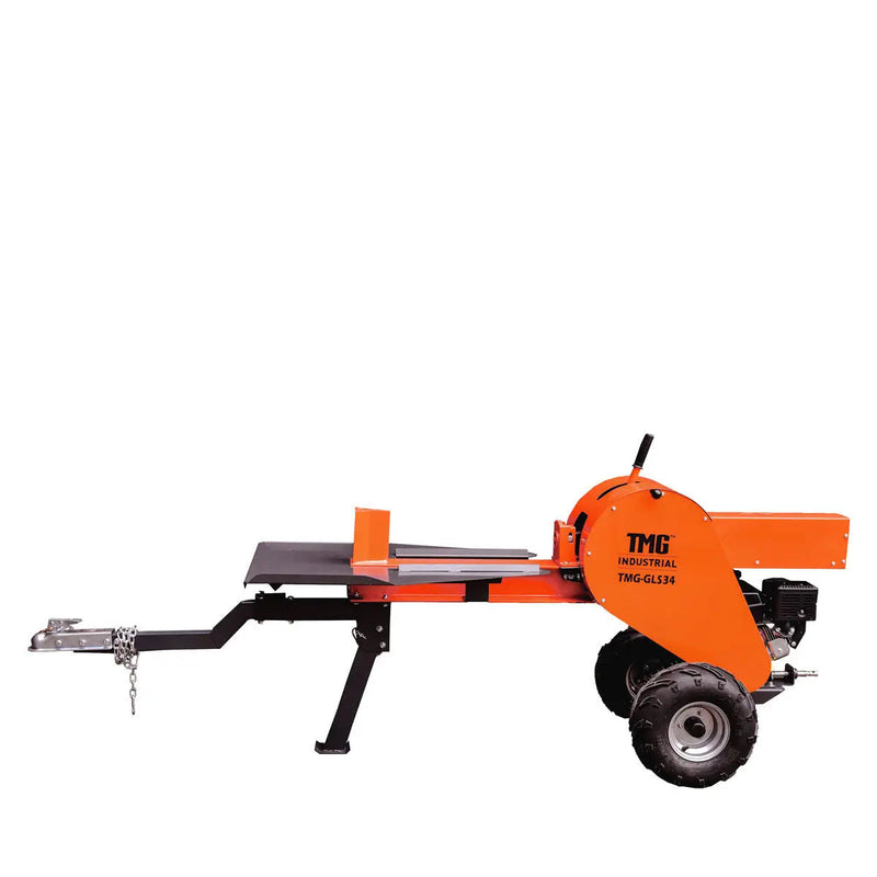 34 Ton ATV/UTV Tow-Behind Log Splitter, 7 HP Kohler Gasoline Engine, 28" Log Diameter Capacity, 3-Sec Cycle Time, GMD-GLS34