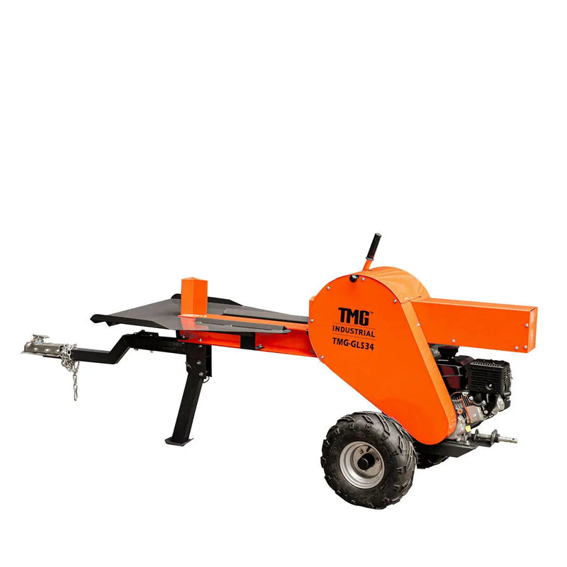34 Ton ATV/UTV Tow-Behind Log Splitter, 7 HP Kohler Gasoline Engine, 28" Log Diameter Capacity, 3-Sec Cycle Time, GMD-GLS34