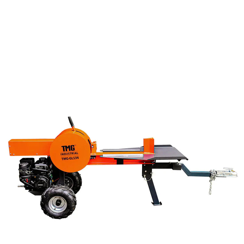 34 Ton ATV/UTV Tow-Behind Log Splitter, 7 HP Kohler Gasoline Engine, 28" Log Diameter Capacity, 3-Sec Cycle Time, GMD-GLS34