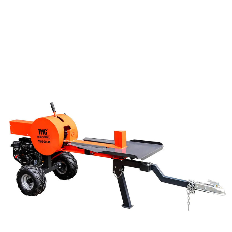 34 Ton ATV/UTV Tow-Behind Log Splitter, 7 HP Kohler Gasoline Engine, 28" Log Diameter Capacity, 3-Sec Cycle Time, GMD-GLS34