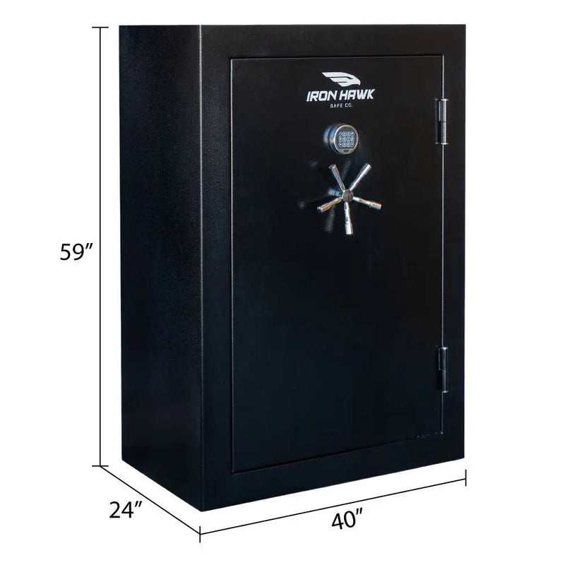 40-Gun Safe, Digital Keypad Lock, 1400°F Fire Rating, Heavy-Duty Steel Construction, DOBA-GS40
