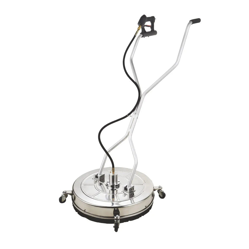 4000 PSI 24" Flat Surface Rotary Cleaner, Stainless Steel Deck, 8 GPM, Swivel Casters, GMD-GWS24