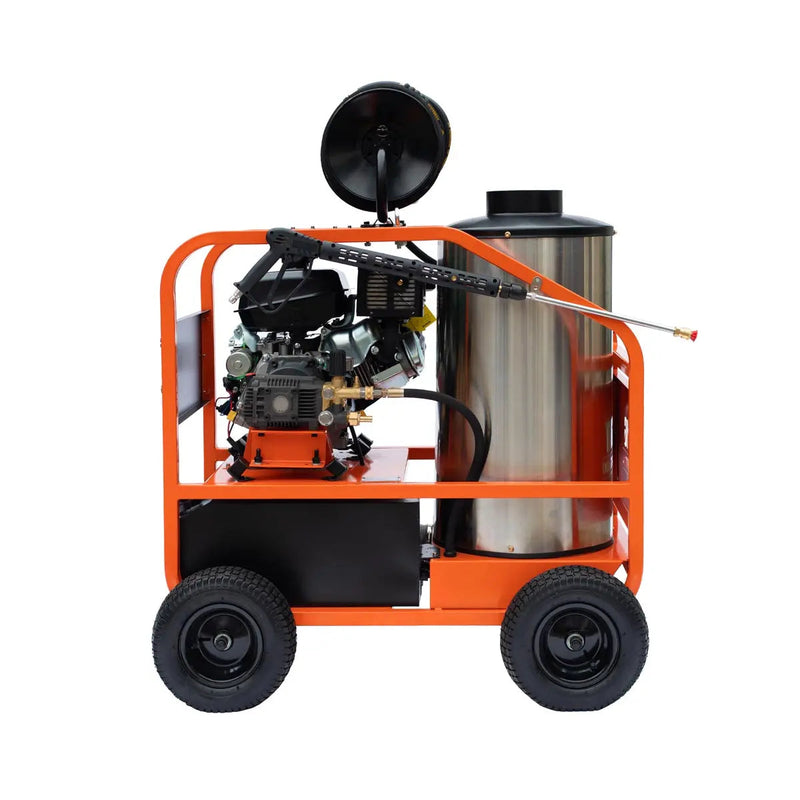 4000 PSI Hot Water Pressure Washer with 85' Hose Reel, 14 HP Kohler Engine (Discontinued – No Longer Available) GMD-HW41R