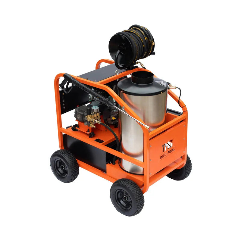 4000 PSI Hot Water Pressure Washer with 85' Hose Reel, 14 HP Kohler Engine (Discontinued – No Longer Available) GMD-HW41R