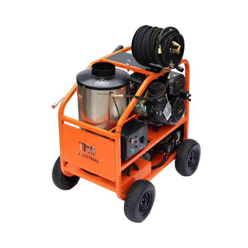 4000 PSI Hot Water Pressure Washer with 85' Hose Reel, 14 HP Kohler Engine (Discontinued – No Longer Available) GMD-HW41R