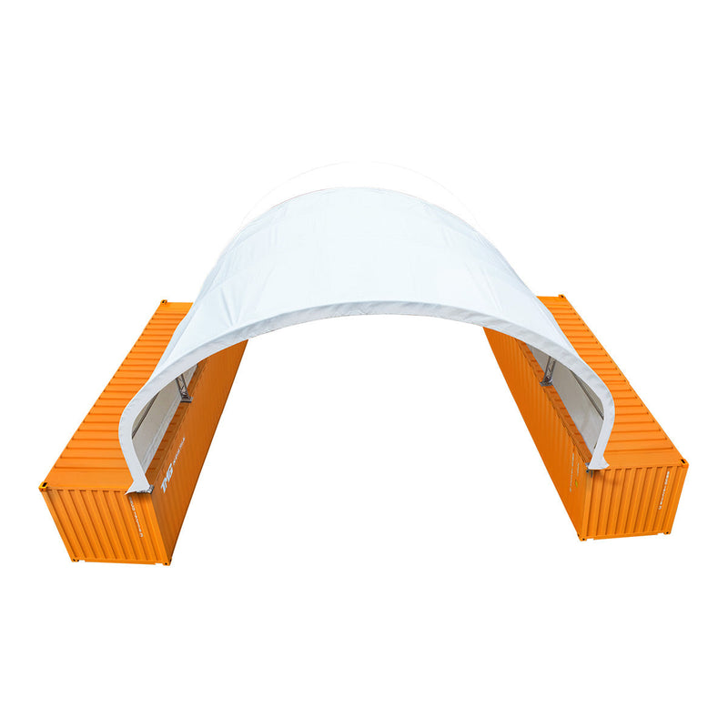 40' x 20' Dual Truss Container Shelter with Heavy Duty 21 oz PVC Cover, GMD-DT4022C