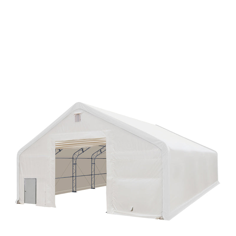 40' x 40' Dual Truss Storage Shelter with Heavy Duty 21 oz PVC Cover & Drive Through Doors, GMD-DT4042 (Previously DT4041)