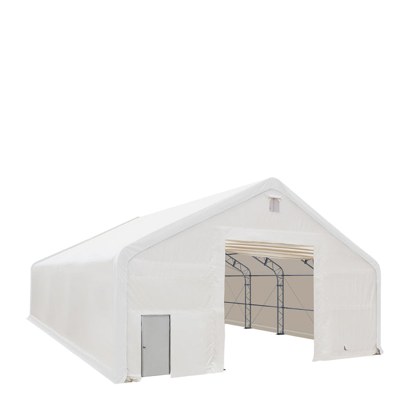 40' x 40' Dual Truss Storage Shelter with Heavy Duty 21 oz PVC Cover & Drive Through Doors, GMD-DT4042 (Previously DT4041)