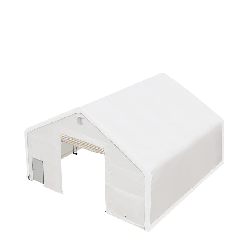 40' x 40' Dual Truss Storage Shelter with Heavy Duty 21 oz PVC Cover & Drive Through Doors, GMD-DT4042 (Previously DT4041)