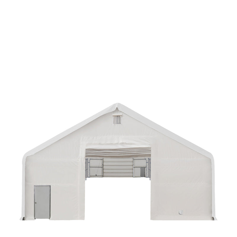 40' x 40' Dual Truss Storage Shelter with Heavy Duty 21 oz PVC Cover & Drive Through Doors, GMD-DT4042 (Previously DT4041)