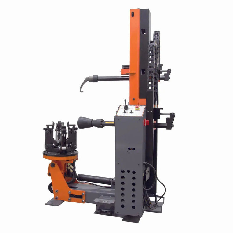 42" Heavy Duty Truck Tire Changer, 59" Tire Capacity, Upright/Vertical Tower Design, Bead Breaker w/Disc & Bead Hook, CSA certified Motor, GMD-TTC42