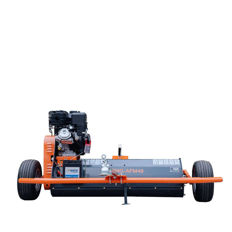 48" ATV Tow-Behind Offset Flail Mower, Briggs & Stratton 13.5 HP Engine, Adjustable Mowing Height, 15" Cut Capacity, GMD-AFM48