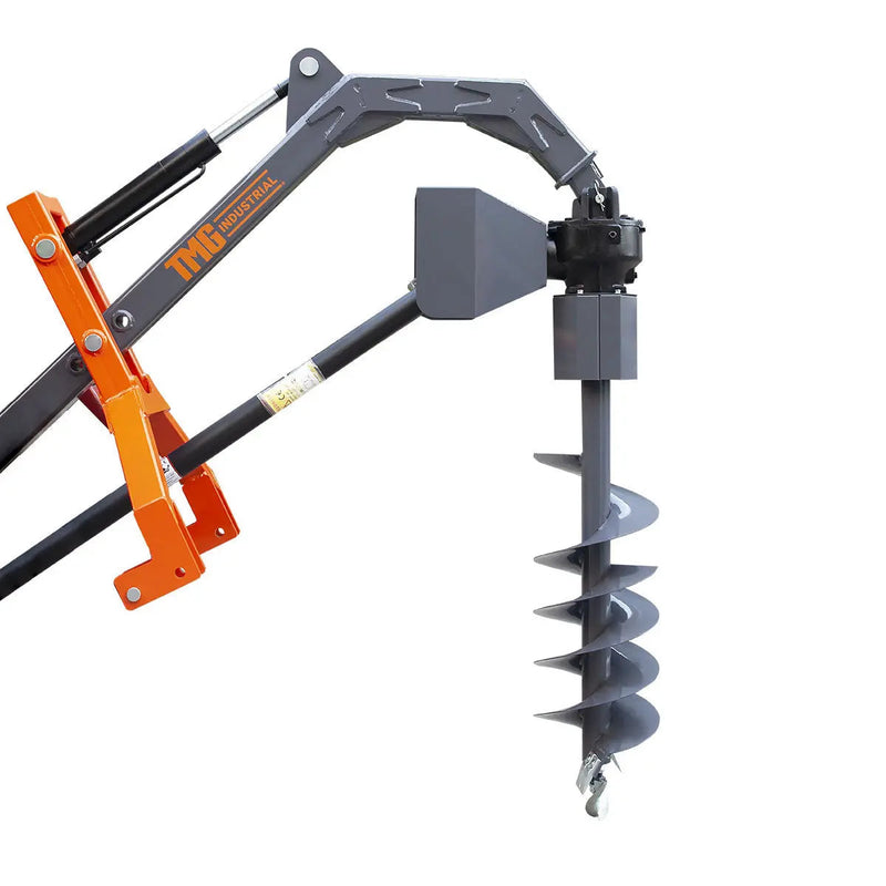 48" Hydraulic Assist Post Hole Digger, 12" Auger, PTO Shaft Included, GMD-TPD12