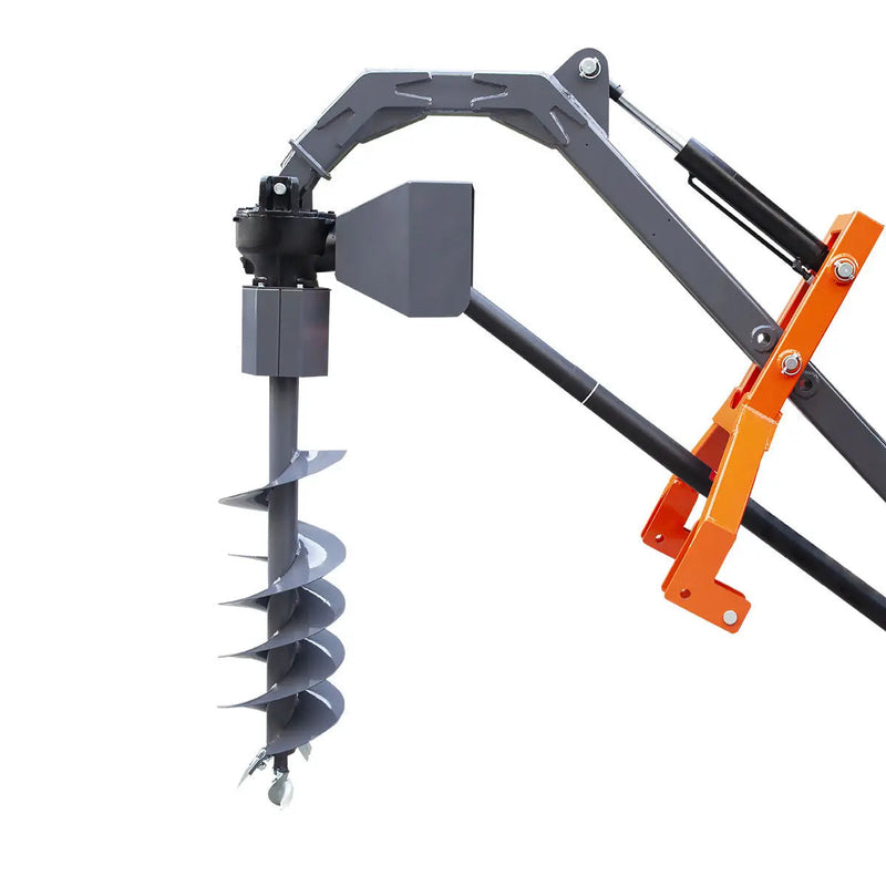 48" Hydraulic Assist Post Hole Digger, 12" Auger, PTO Shaft Included, GMD-TPD12