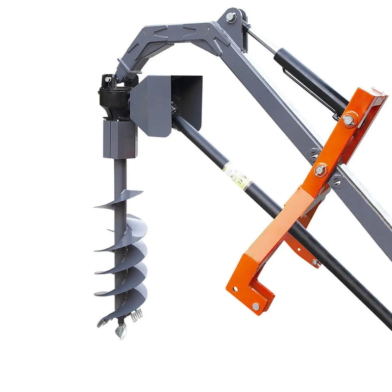 48" Hydraulic Assist Post Hole Digger, 12" Auger, PTO Shaft Included, GMD-TPD12