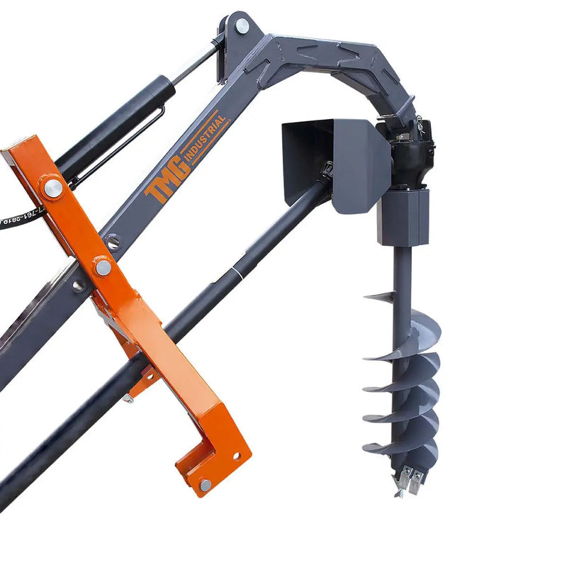 48" Hydraulic Assist Post Hole Digger, 12" Auger, PTO Shaft Included, GMD-TPD12