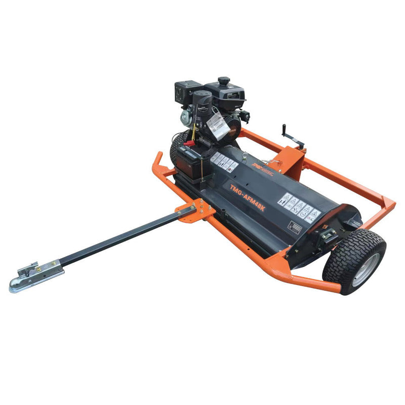 48" ATV Flail Mower Slasher with 14 HP Kohler Engine and Tow-Behind Side Shift, GMD-AFM48K