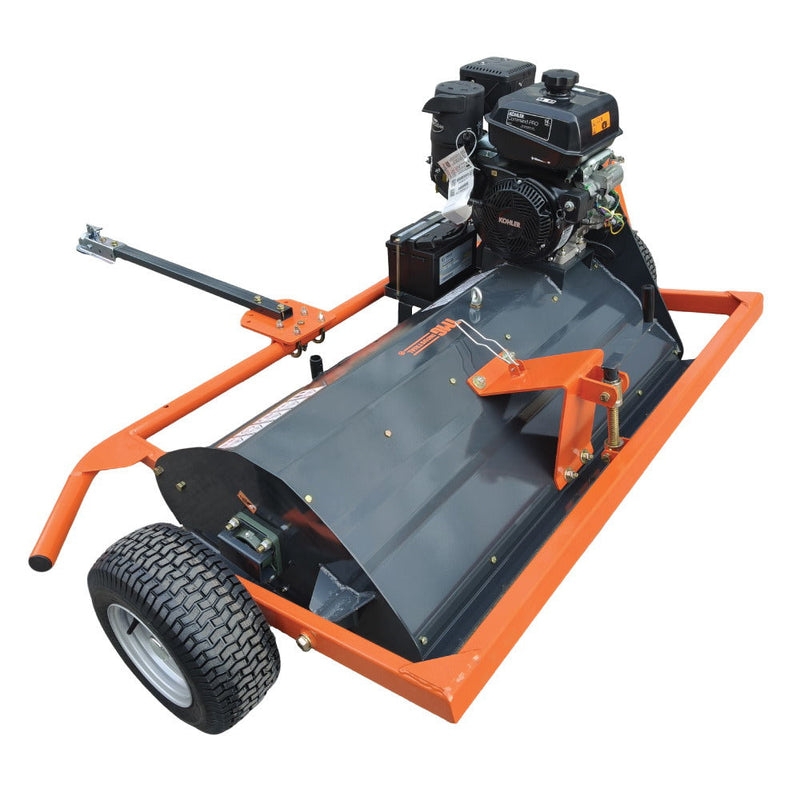 48" ATV Flail Mower Slasher with 14 HP Kohler Engine and Tow-Behind Side Shift, GMD-AFM48K