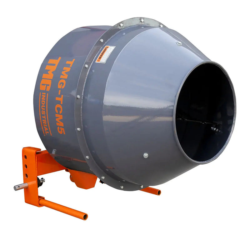 5 Cu-Ft 3-Point Hitch Cement Mixer, PTO Shaft Included, Category 1 & 2 Hookup GMD-TCM5