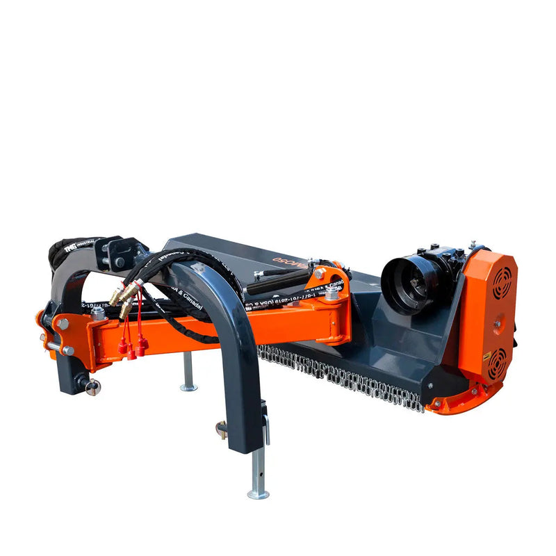 50" Ditch Bank Flail Mower, Offset Verge & Slope Cutter for Tractors 20-50 HP GMD-TFMO50