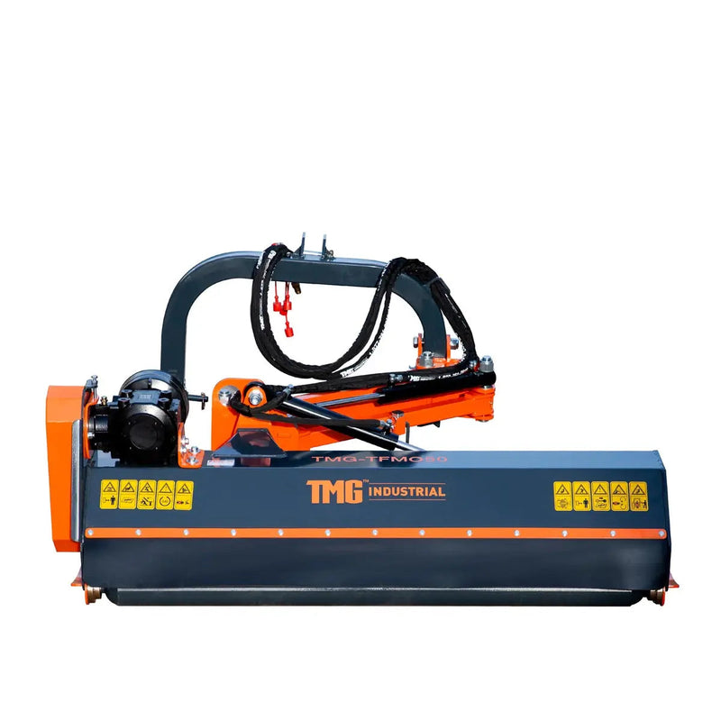 50" Ditch Bank Flail Mower, Offset Verge & Slope Cutter for Tractors 20-50 HP GMD-TFMO50