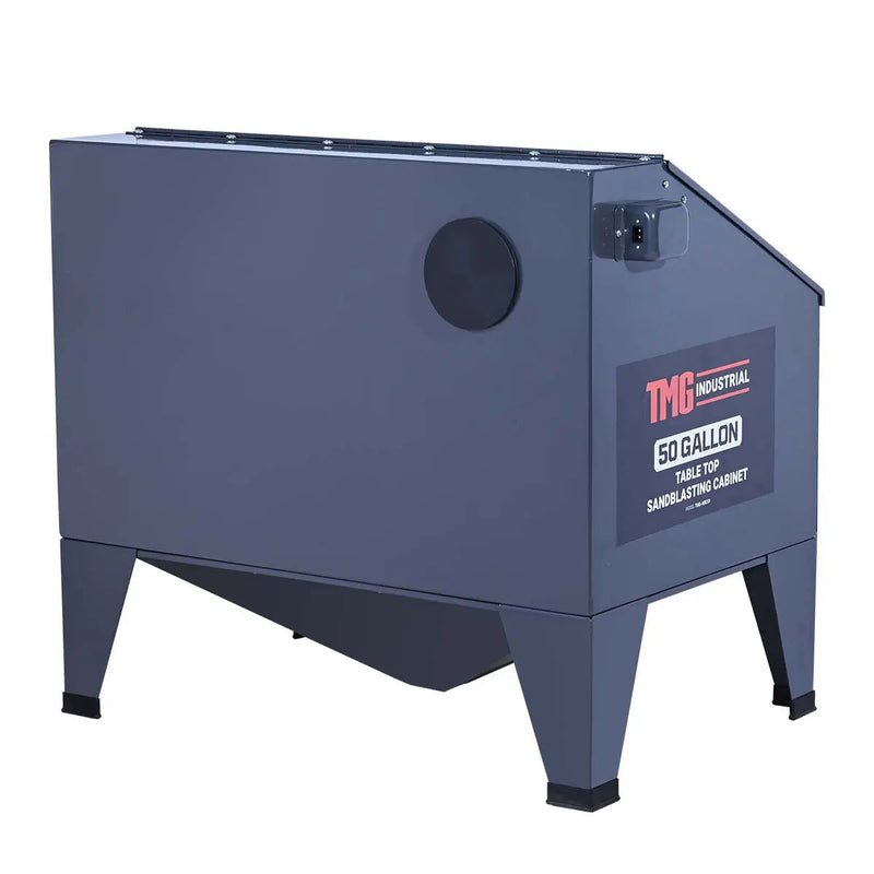 50 Gallon Tabletop Cabinet Sandblaster w/View Window, 115 PSI, 15 CFM, GMD-ABC50