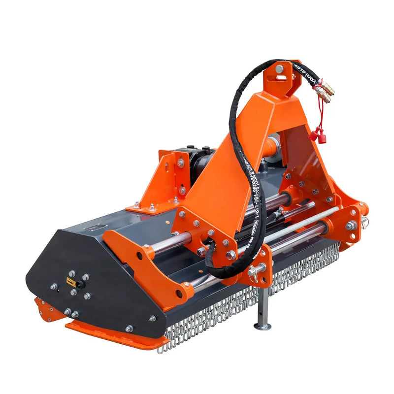50" Side Shift Offset Flail Mower, 3-Point Hitch, 30-60 HP Tractor, PTO Drive Shaft, GMD-TFMS50