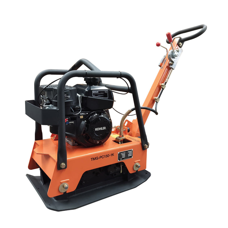 5600-lb Reversible Vibratory Plate Compactor, 5.5 HP Kohler Command Pro Engine, GMD-PC150-1K