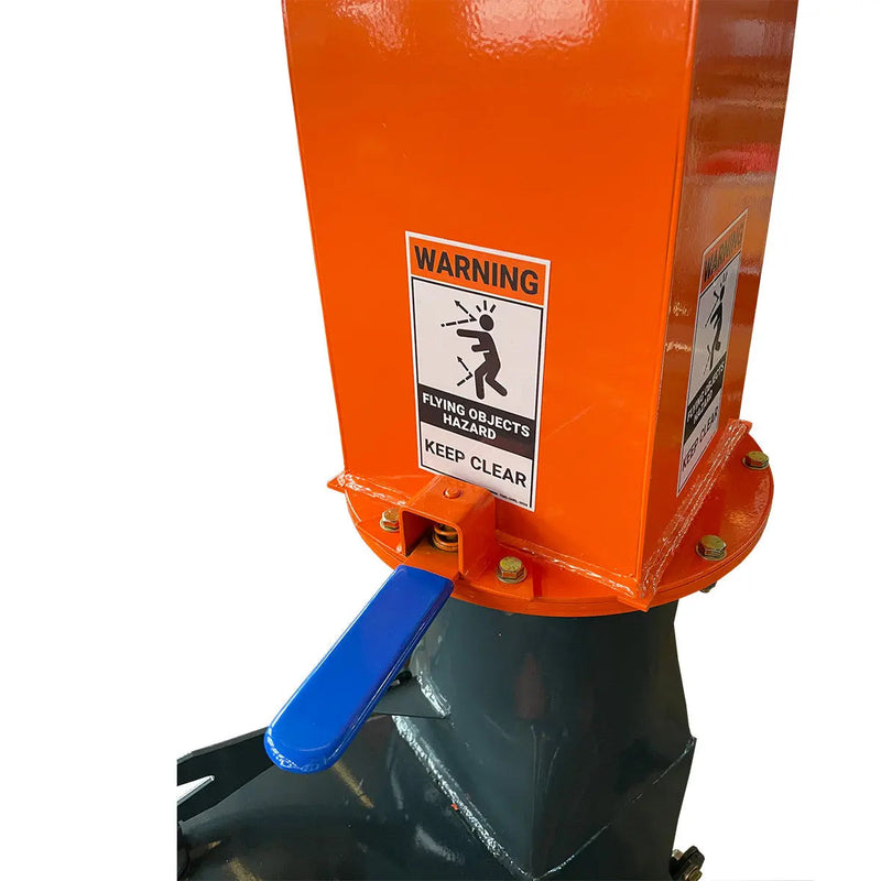 6" 3-Point Hitch Wood Chipper, Reversible/Hardened Blades, 360° Swiveling Chute, 40-80 HP Tractors, GMD-WC60