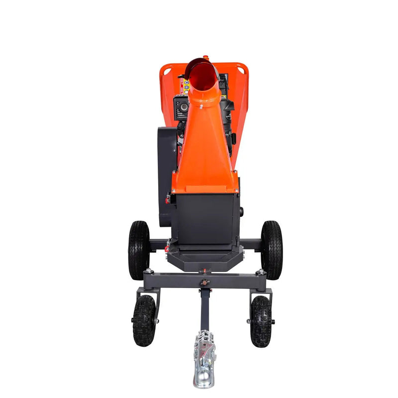 6" Wood Chipper Powered by Kohler 14 HP Command Pro Series, ATV Tow-Behind, 12'' Reversible Blade, Dual Belt Drive, GMD-GWC6