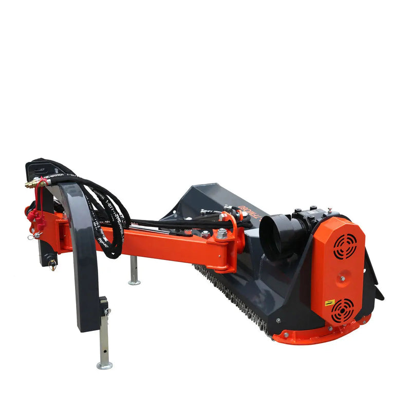 60" Ditch Bank Flail Mower, Offset Verge & Slope Cutter for Tractors 30-60 HP GMD-TFMO60