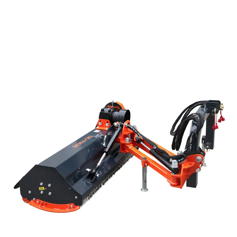 60" Ditch Bank Flail Mower, Offset Verge & Slope Cutter for Tractors 30-60 HP GMD-TFMO60