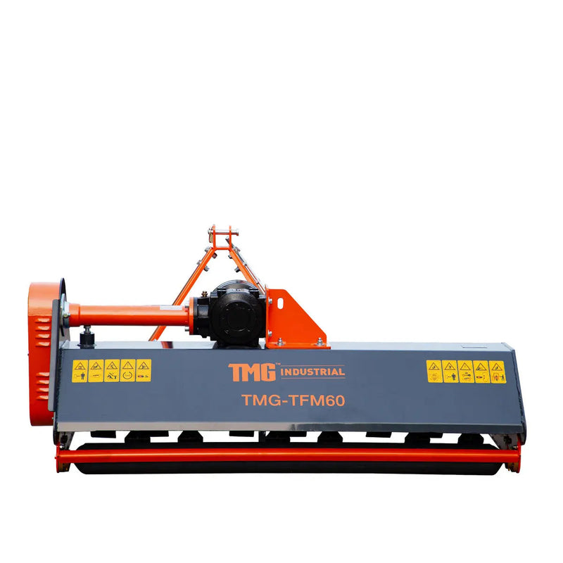60" Flail Mower, 3-Point Hitch, 30-60 HP Tractor, PTO Drive Shaft, GMD-TFM60