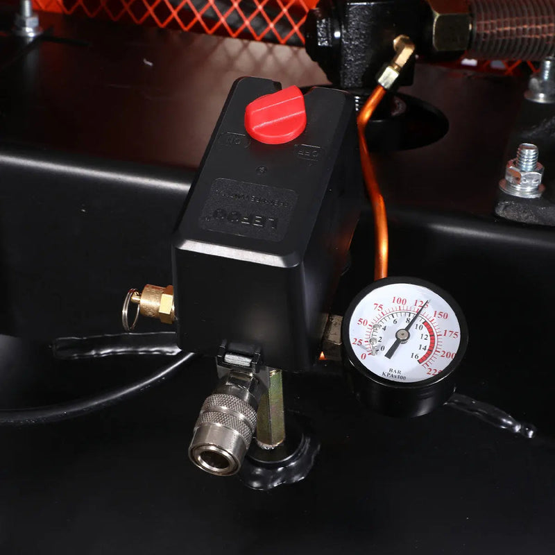 60 Gallon 5 HP Stationary Electric Air Compressor, 5 Min Fill Time, 230V Induction Motor, Vertical Tank, GMD-ACE65