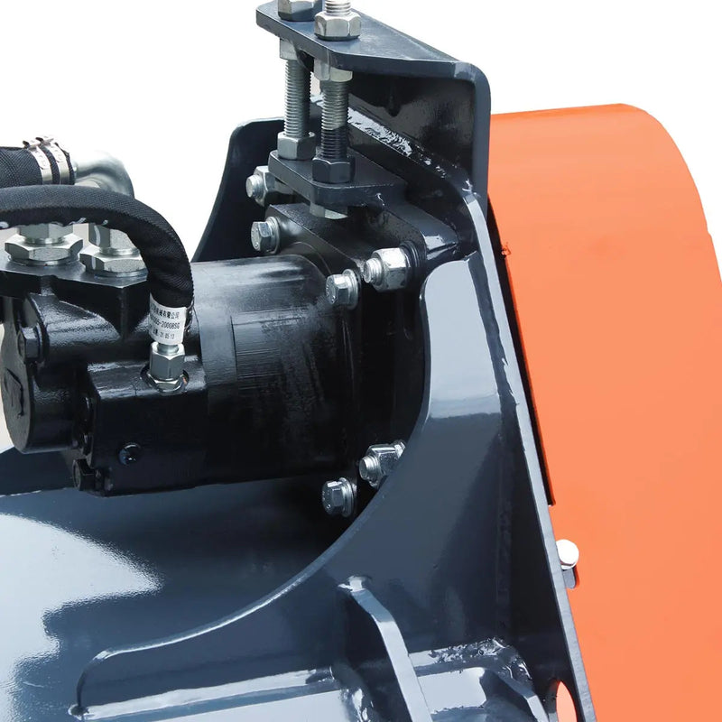 60" Skid Steer Concrete Mixer Attachment, Side Chute Dispenser & Bag Splitter, Universal Mount, 16 Cu-Ft Capacity, GMD-SCM61