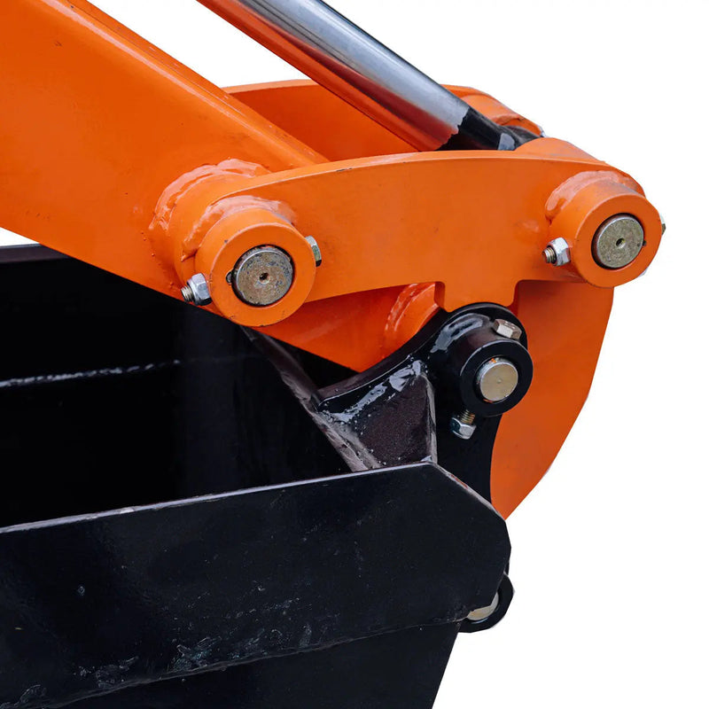 7-FT 3-Point Hitch Swing Backhoe Attachment, 12" Bucket Included, 40-100 HP Tractor, 126" High Reach, Category 1 & 2 Hookups, GMD-TBH84