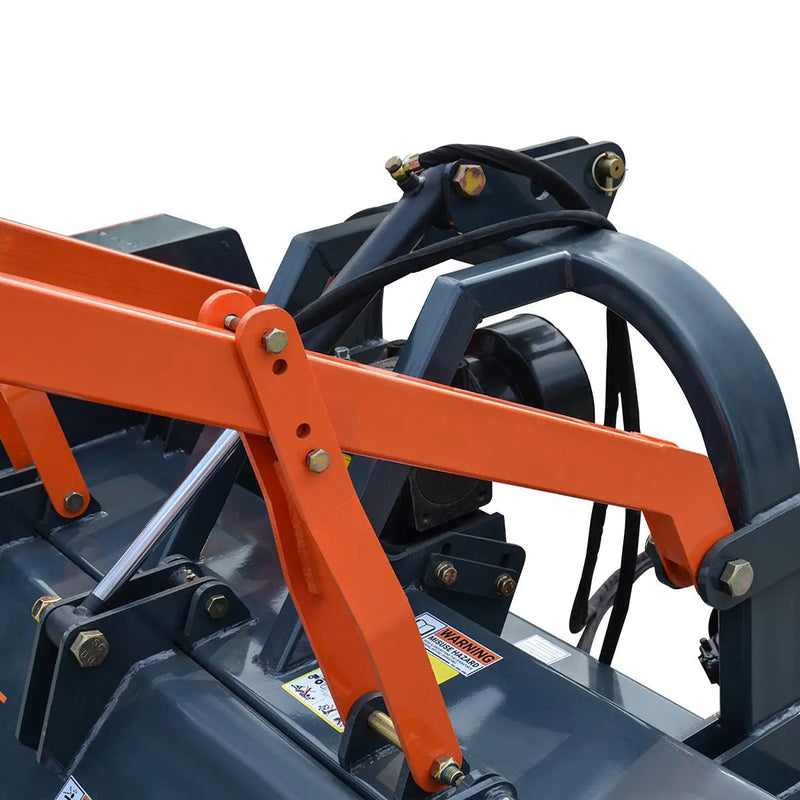 70" 3-Point Hitch Forestry Brush Mulcher, Category 2 Hookup, PTO Driven, Driveline Shaft Included, 70-110 HP, GMD-TMB70